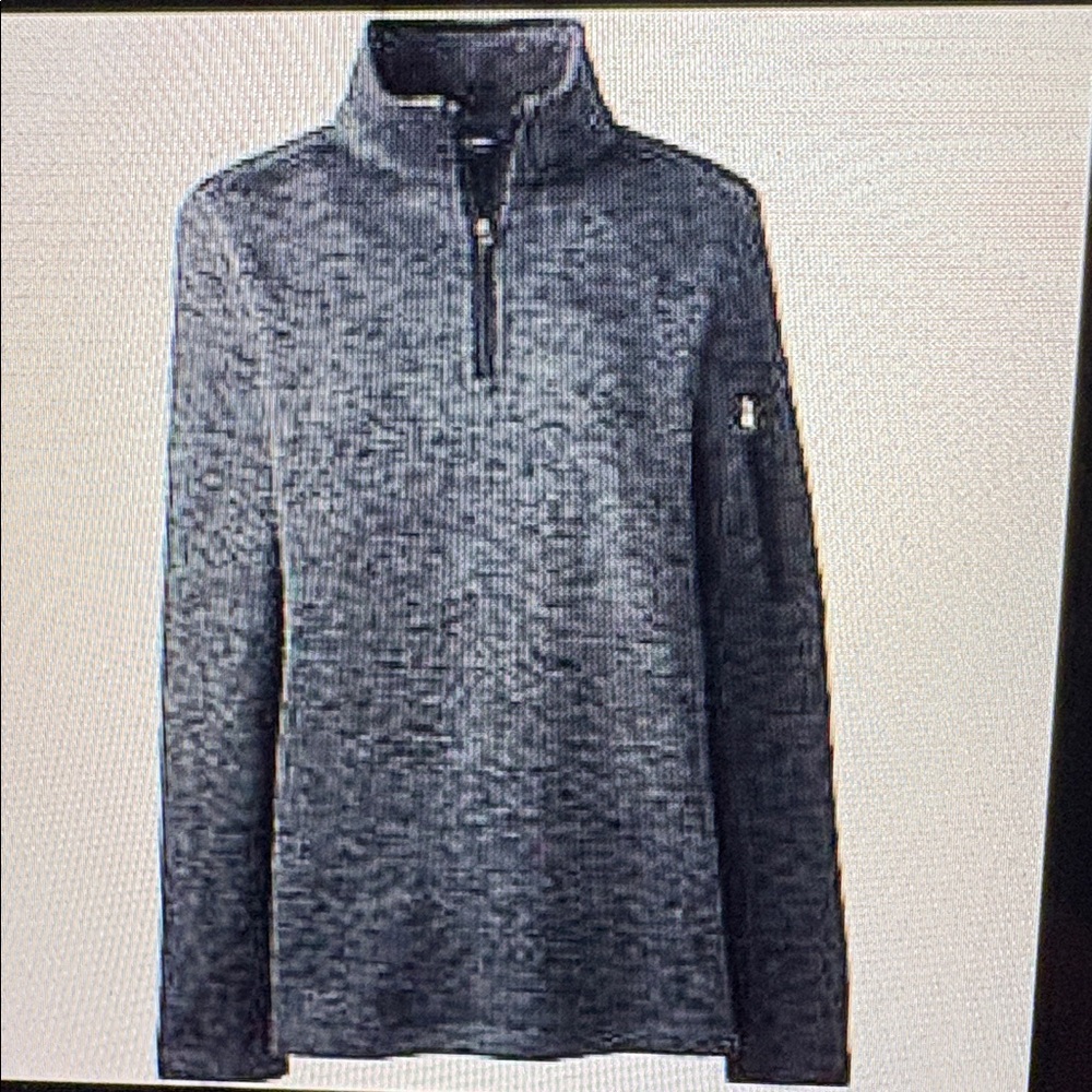 Lands End NWOT Size 1X Sweater Fleece Quarter Zip Pullover